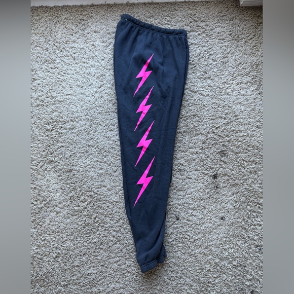 Women’s Aviator Nation Four Bolt Sweatpants - Picture 3 of 5